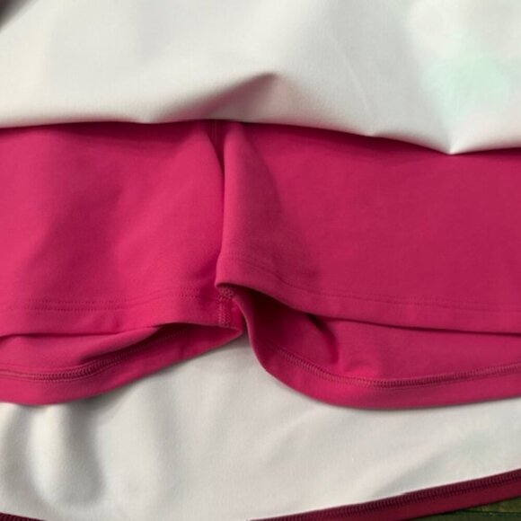 Johnny Was Bee Active Tennis Skirt Skort Golf Pickleball Pink Floral XL - Picture 4 of 6